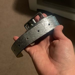 Rebecca Minkoff Silver Belt